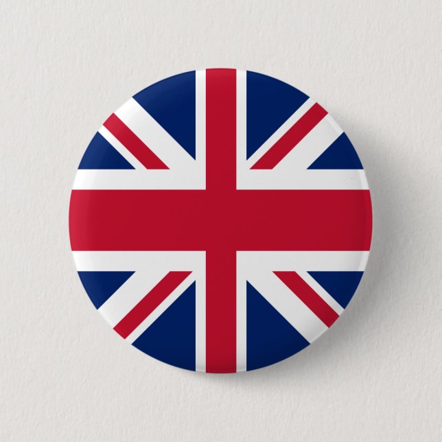 Badge Rond 5 Cm Indicateur Union Jack (Devant)