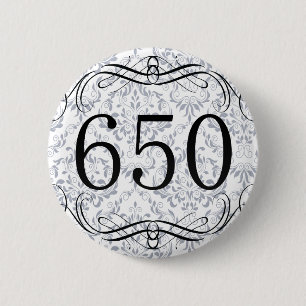 Badge Rond 5 Cm Indicatif régional 650