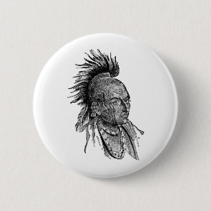 Badge Rond 5 Cm Indien