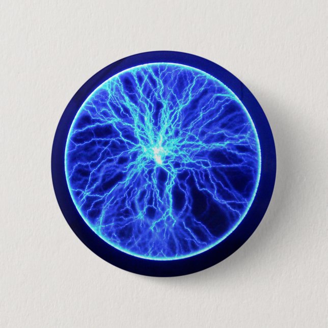 Badge Rond 5 Cm Indigo (Devant)