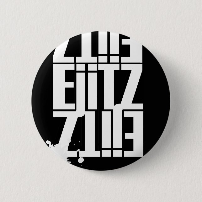 Badge Rond 5 Cm individu du numéro un d'iEjiTZ intitulé (Devant)