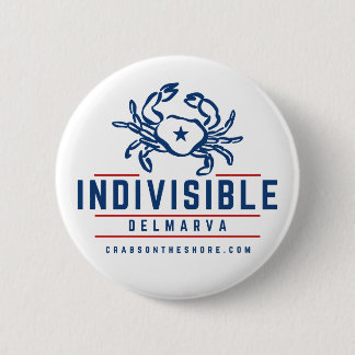 Badge Rond 5 Cm Indivisible DelMarVa Button