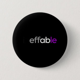 Badge Rond 5 Cm Ineffable. Drôle de Fierté Auale, Lgbtq Ace, Lgbt