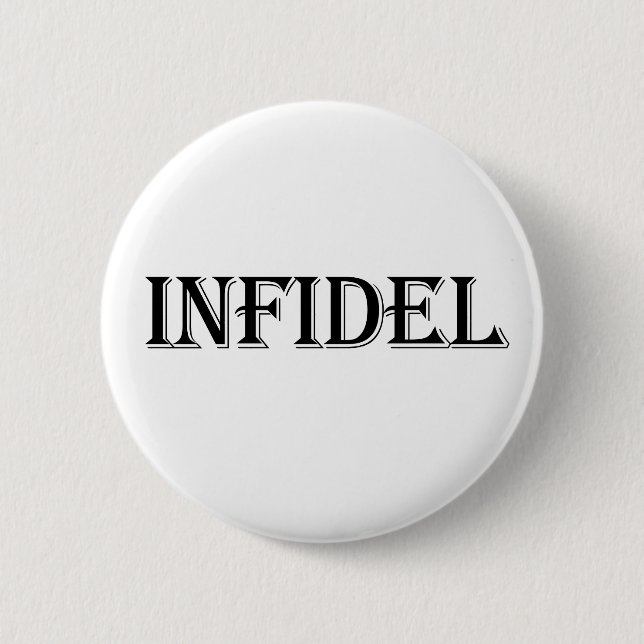 Badge Rond 5 Cm Infidel (Devant)