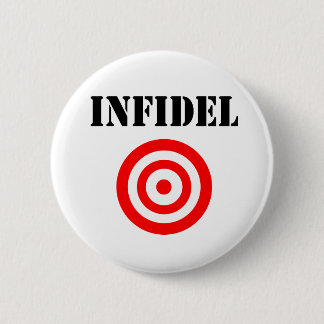 Badge Rond 5 Cm Infidèle (avec la cible)