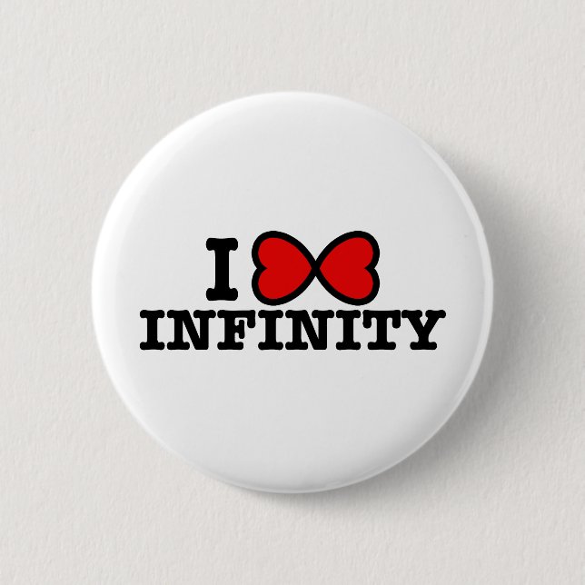 Badge Rond 5 Cm Infinité (Devant)