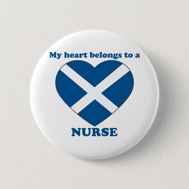 Badge Rond 5 Cm Infirmière (Devant)
