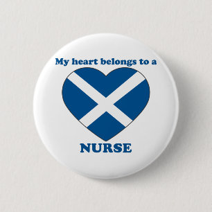 Badge Rond 5 Cm Infirmière
