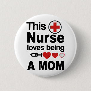 Badge Rond 5 Cm Infirmière