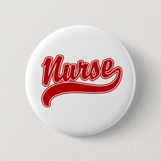 Badge Rond 5 Cm Infirmière (Devant)