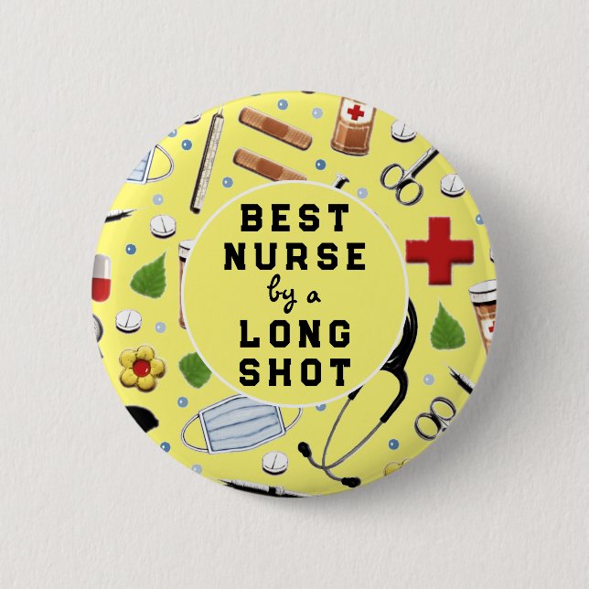 Badge Rond 5 Cm Infirmière Appréciation (Devant)
