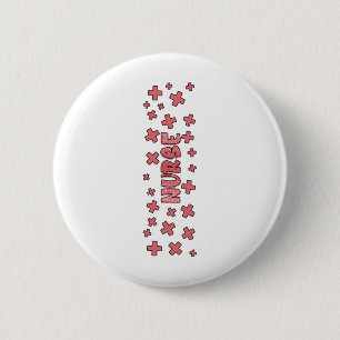 Badge Rond 5 Cm Infirmière Cadeau Infirmière Pen Envelopper Bund
