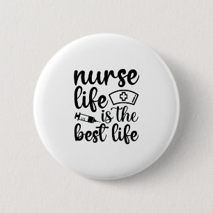 Badge Rond 5 Cm Infirmière Cadeau Infirmière Vie Est La Meilleure