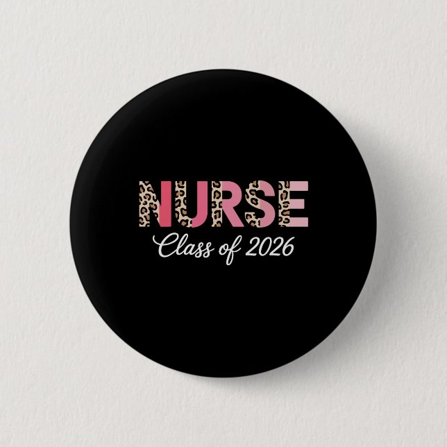 Badge Rond 5 Cm Infirmière Cl de 2026  (Devant)