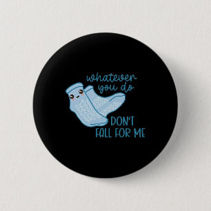 Badge Rond 5 Cm Infirmière CNA Risque d'automne Travailleur de san