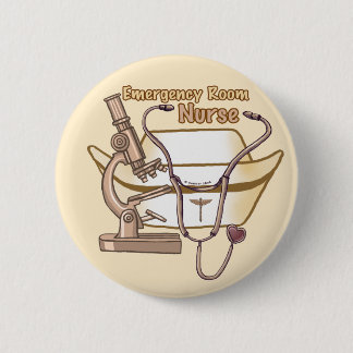 Badge Rond 5 Cm Infirmière cool ER