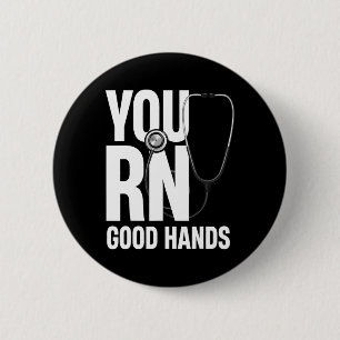 Badge Rond 5 Cm Infirmière cool Pour Hommes Femmes Urgente