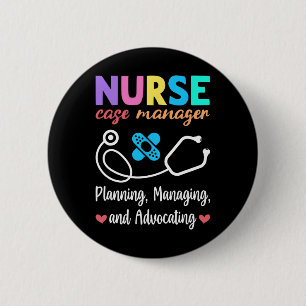 Badge Rond 5 Cm Infirmière Coque gestionnaire Appréciation Infirmi