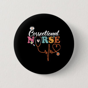 Badge Rond 5 Cm Infirmière correctionnelle Département des soins i