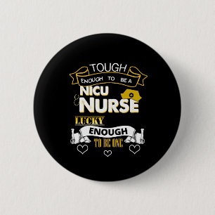 Badge Rond 5 Cm Infirmière Cute NICU Soins néonatals Préémentiels 