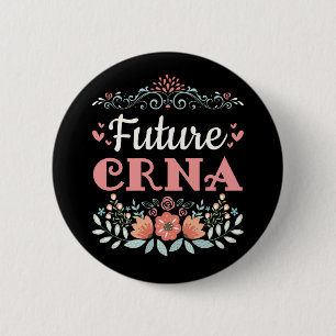 Badge Rond 5 Cm Infirmière de la CRNA
