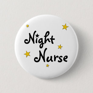 Badge Rond 5 Cm Infirmière de nuit