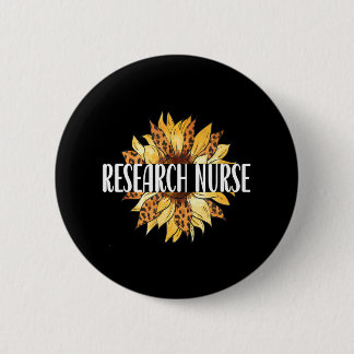 Badge Rond 5 Cm Infirmière de recherche Appréciation Flower Cliniq