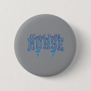 Badge Rond 5 Cm Infirmière de santé mentale drôle infirmière psych