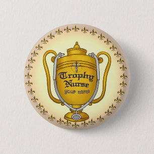 Badge Rond 5 Cm Infirmière de trophée