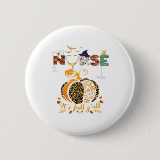 Badge Rond 5 Cm Infirmière d'Halloween Infirmière Thanksgiving Hea