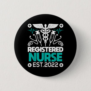 Badge Rond 5 Cm Infirmière diplômée EE 2022 - École d'infirmières