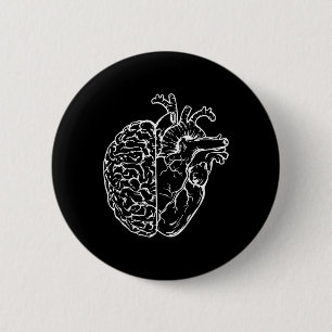 Badge Rond 5 Cm Infirmière du cerveau anatomique Infirmière enseig