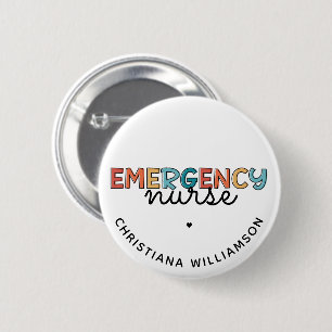 Badge Rond 5 Cm Infirmière d'urgence sur mesure infirmière infirmi