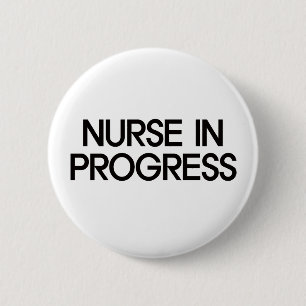 Badge Rond 5 Cm Infirmière en cours