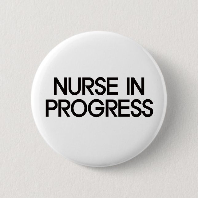 Badge Rond 5 Cm Infirmière en cours (Devant)