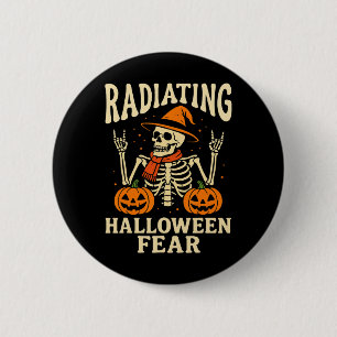 Badge Rond 5 Cm Infirmière en radiologie d'Halloween