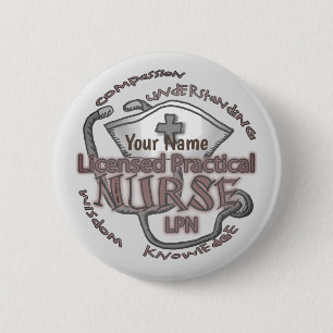 Badge Rond 5 Cm Infirmière LPN Axiom