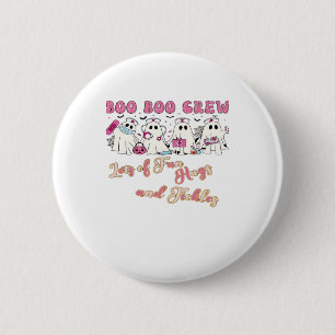 Badge Rond 5 Cm Infirmière pédiatrique Fun Halloween Design T esse