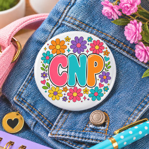 Badge Rond 5 Cm Infirmière praticienne spécialisée CNP Rétro