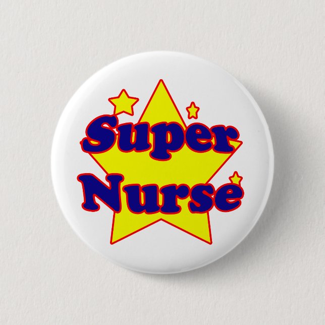 Badge Rond 5 Cm Infirmière superbe (Devant)