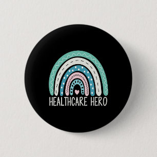 Badge Rond 5 Cm Infirmière Travailleur en santé Héros Assistant Mé