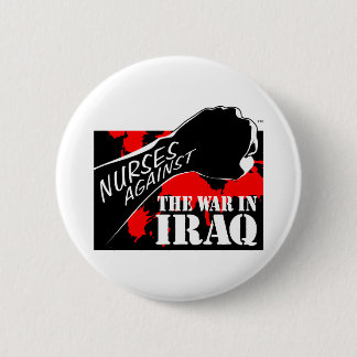 Badge Rond 5 Cm Infirmières contre la guerre en Irak