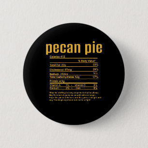 Badge Rond 5 Cm Informations nutritionnelles sur la tarte aux noix