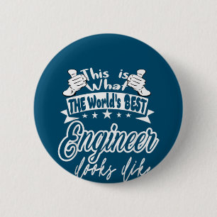 Badge Rond 5 Cm Ingénieur C'Est Mondes Le Meilleur Ingénieur Sembl