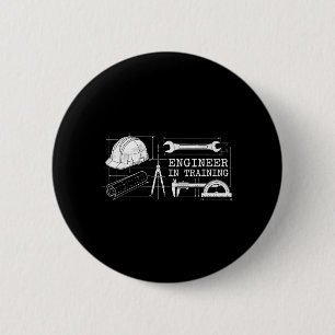 Badge Rond 5 Cm Ingénieur en formation Futur ingénieur Ingénierie
