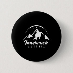 Badge Rond 5 Cm Innsbruck Autriche Station de ski Ski Snowboard S