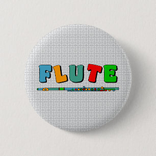 Badge Rond 5 Cm Inondation du Colorful
