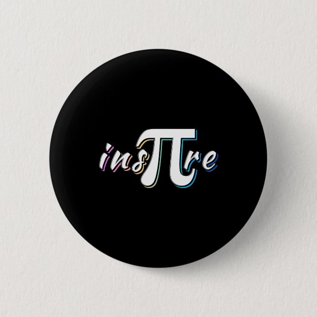 Badge Rond 5 Cm Ins-pi-re - Les professeurs de mathématiques des a (Devant)