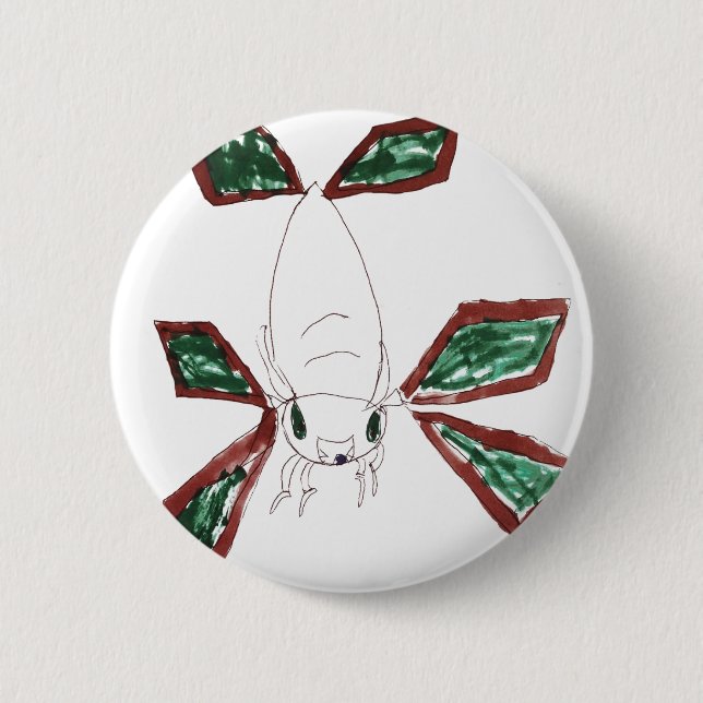 Badge Rond 5 Cm Insecte de Parker (Devant)