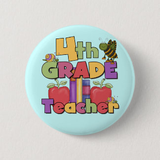 Badge Rond 5 Cm Insectes et 4èmes T-shirts et cadeaux de catégorie